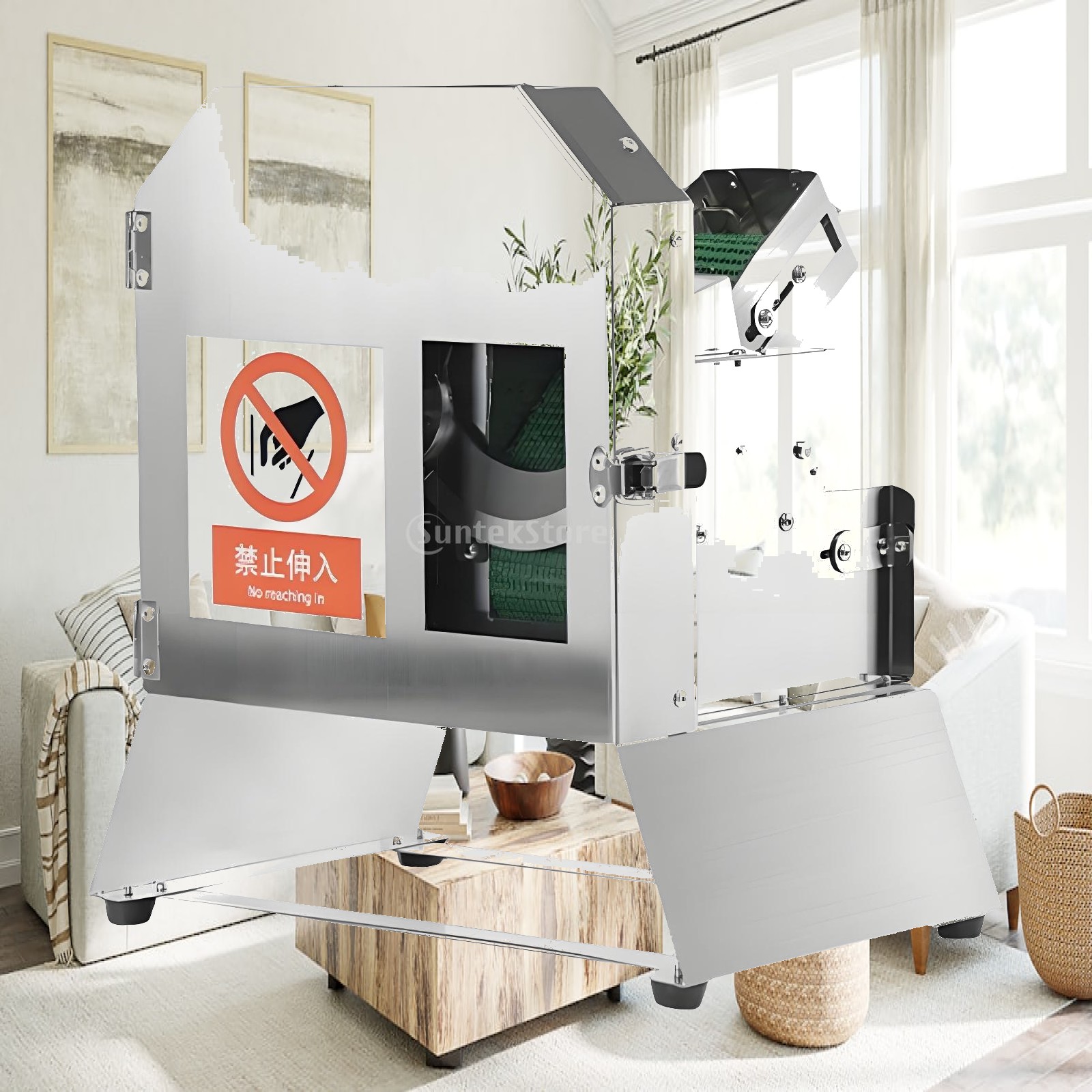 Kitchen Appliances - Автоматическая овощерезка с конвейерной подачей, безопасная,