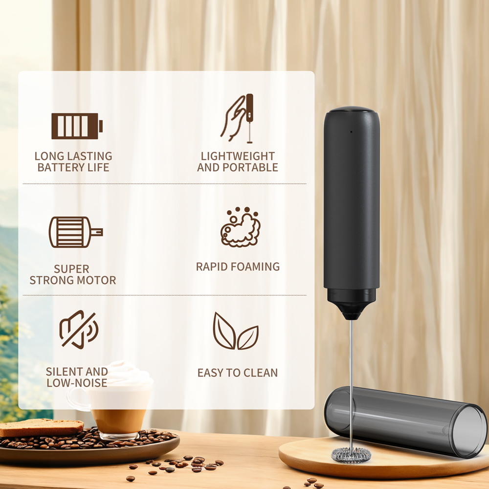 Мощный кухонный вспениватель м – обзор и цена Electric Milk Frother Handheld