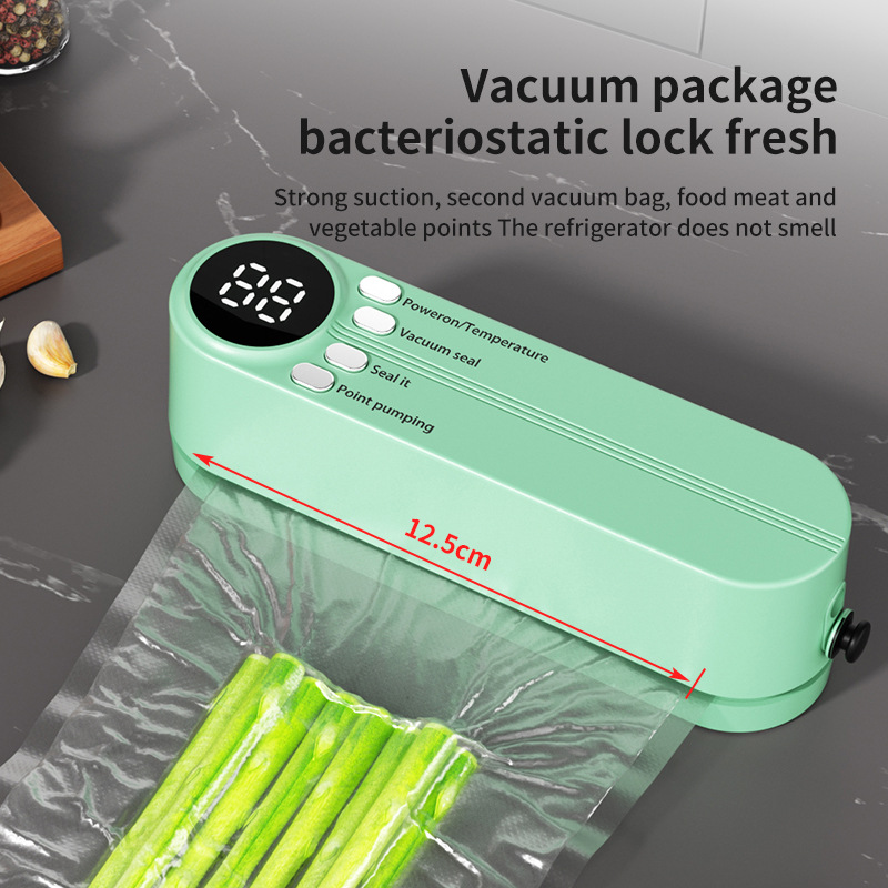 Миниатюрный беспроводной вакуу – обзор и цена Food Vacuum Sealer Machine